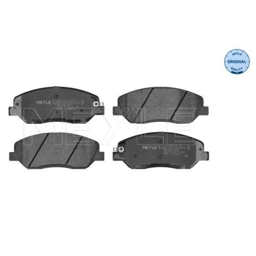 MEYLE Bremsbelagsatz, Scheibenbremse MEYLE-ORIGINAL: True to OE. 025 243 5117/W