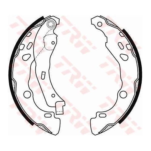 TRW Bremsbackensatz GS8455