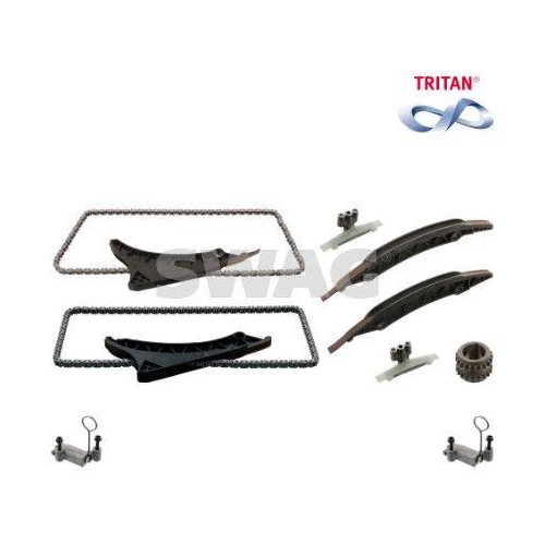 SWAG Steuerkettensatz Standard Medium Kit 33 10 2869
