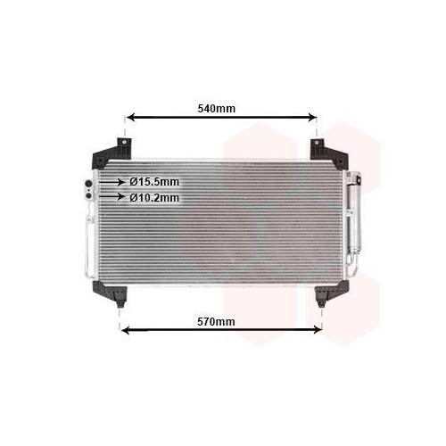 VAN WEZEL Kondensator, Klimaanlage 32015701