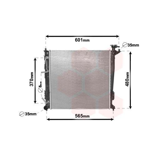 VAN WEZEL K&uuml;hler, Motork&uuml;hlung *** IR PLUS *** 82002214