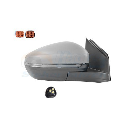 VAN WEZEL Au&szlig;enspiegel * HAGUS * 0967818