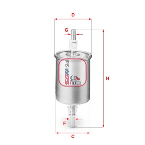 SOFIMA Kraftstofffilter S 1515 B