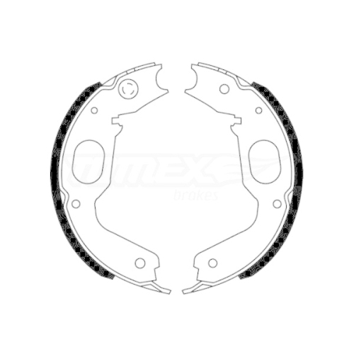 TOMEX Brakes Bremsbackensatz TX 22-73