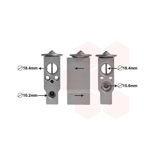 VAN WEZEL Expansionsventil, Klimaanlage 52001130