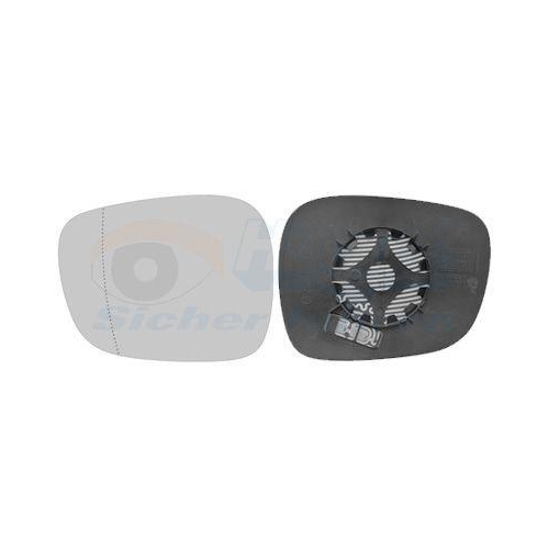 VAN WEZEL Spiegelglas, Au&szlig;enspiegel * HAGUS * 0678837U