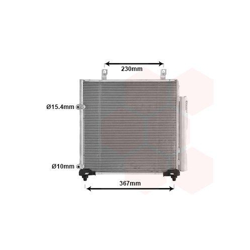 VAN WEZEL Kondensator, Klimaanlage 32015702