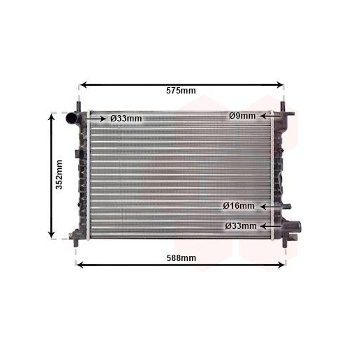 VAN WEZEL K&uuml;hler, Motork&uuml;hlung 18002219