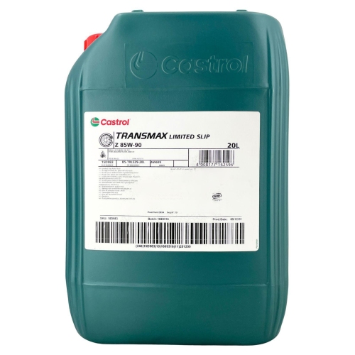 Getriebe&ouml;l Castrol Transmax Limited Slip Z 85W-90 API GL-5 ZF 15D983 20 Liter