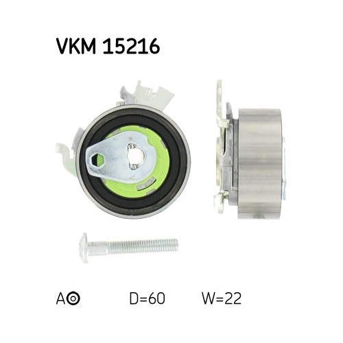 SKF Spannrolle, Zahnriemen VKM 15216
