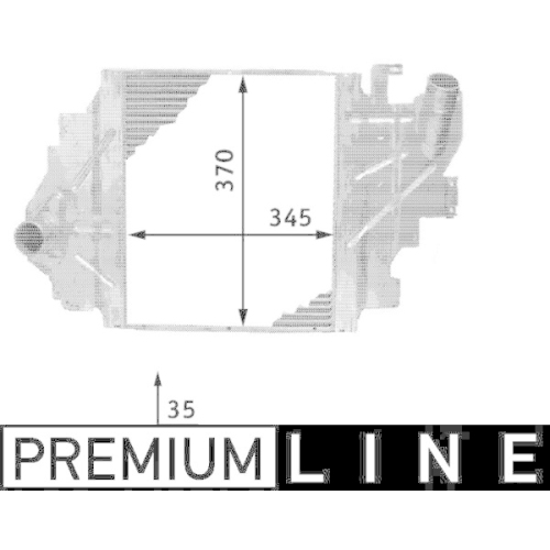 MAHLE Ladeluftk&uuml;hler BEHR *** PREMIUM LINE *** CI 65 000P