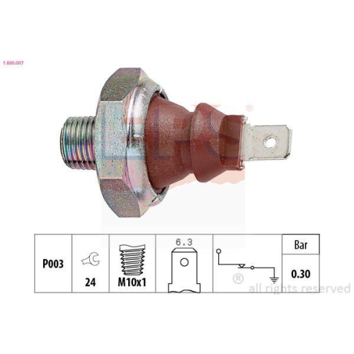 EPS &Ouml;ldruckschalter Made in Italy - OE Equivalent