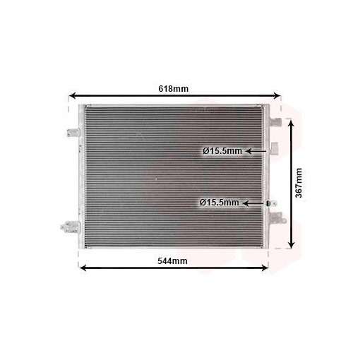 VAN WEZEL Kondensator, Klimaanlage 43015704