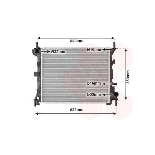 VAN WEZEL K&uuml;hler, Motork&uuml;hlung 18002263