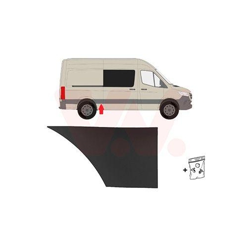 VAN WEZEL Zier-/Schutzleiste, Seitenwand 2973426
