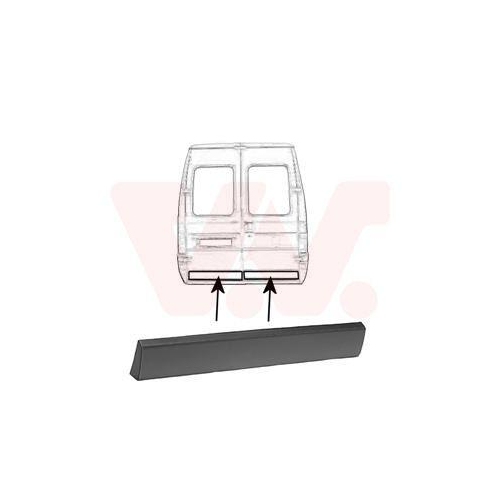 VAN WEZEL Zier-/Schutzleiste, T&uuml;r 1747432