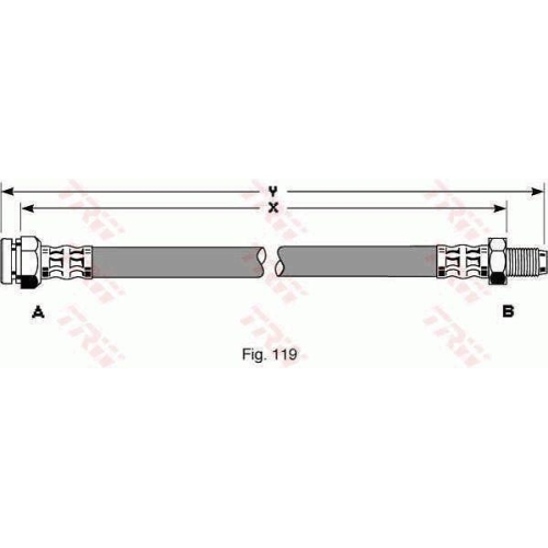 TRW Bremsschlauch PHB270