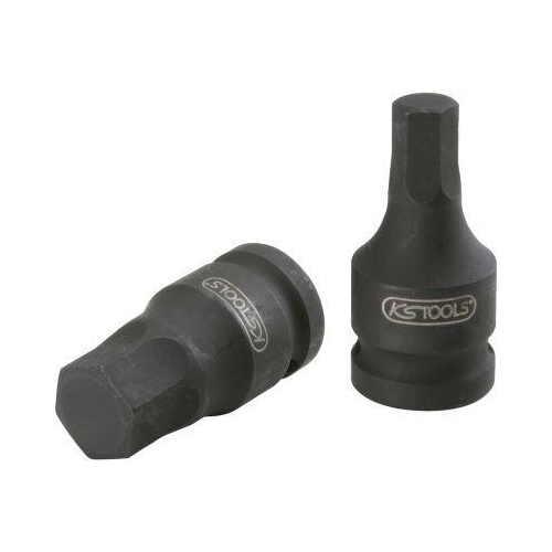3/8 Zoll Kraft-Bit-Stecknuss f&uuml;r Innensechskant-Schrauben, kurz, 10 mm KS TOOLS