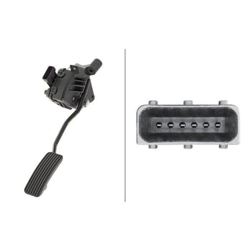 HELLA Sensor, Fahrpedalstellung 6PV 010 946-091