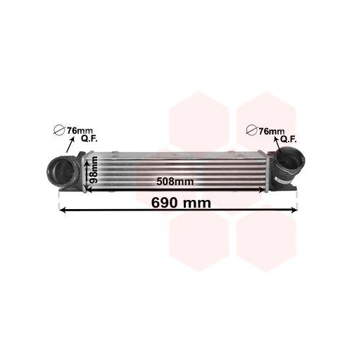 VAN WEZEL Ladeluftk&uuml;hler 06004482