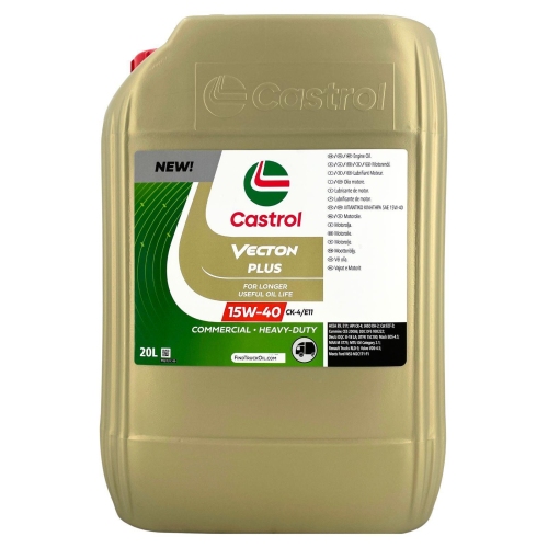 Motor&ouml;l Motoren&ouml;l Castrol Vecton Plus 15W-40 CK-4/E11 20 Liter Kanister 1620B2