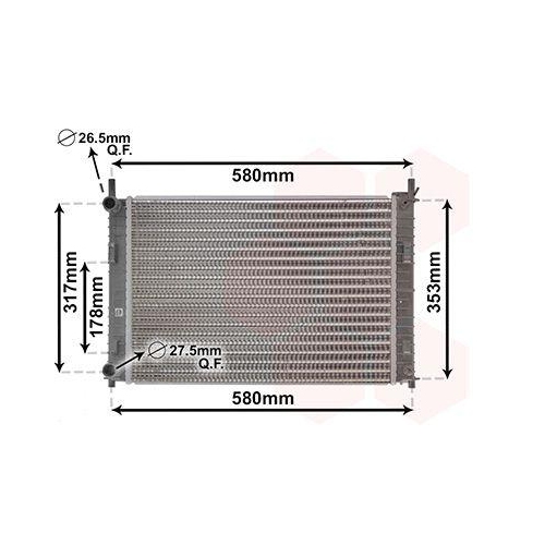VAN WEZEL K&uuml;hler, Motork&uuml;hlung 18002326