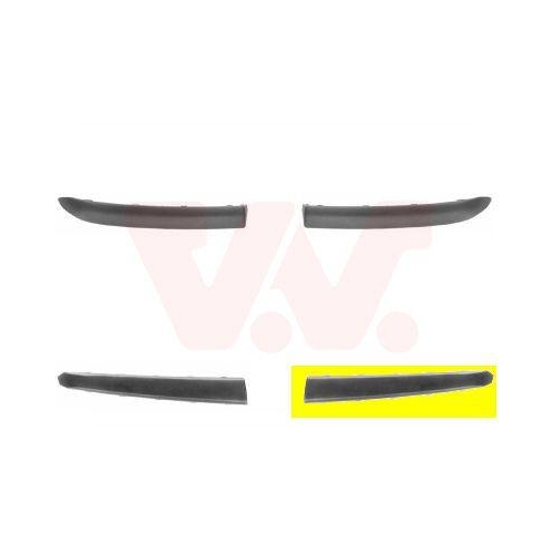 VAN WEZEL Zier-/Schutzleiste, Sto&szlig;f&auml;nger ** Equipart ** 1620581