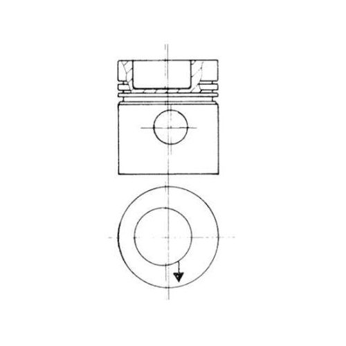 KOLBENSCHMIDT Kolben 93831606