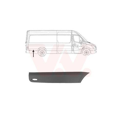 VAN WEZEL Zier-/Schutzleiste, Seitenwand 5862430