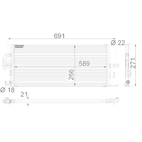 MAHLE Niedertemperaturkühler, Ladeluftkühler BEHR *** PREMIUM LINE *** CIR 5 000P