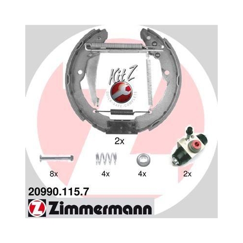 ZIMMERMANN Bremsbackensatz KIT Z 20990.115.7