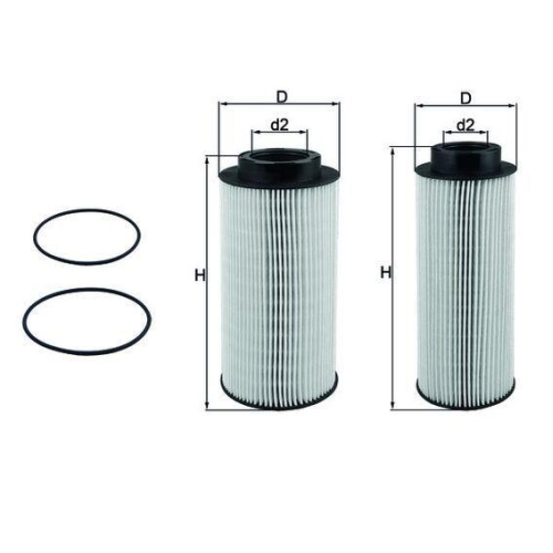 MAHLE Kraftstofffilter KX 439KIT