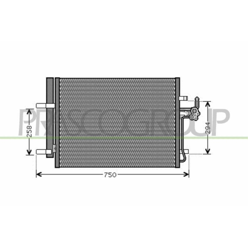 PRASCO Kondensator, Klimaanlage PrascoSelection FD110C002