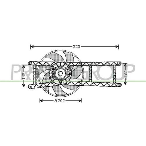 PRASCO L&uuml;fter, Motork&uuml;hlung PrascoSelection FT122F001