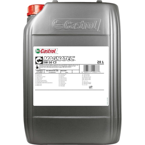 Motoröl Castrol MAGNATEC 5W-30 C3 Motoröl LL04 MB 229.52 Fiat 20 Liter 15F924