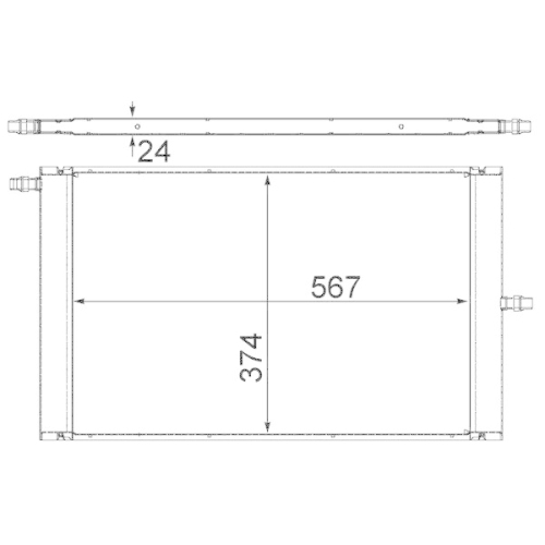MAHLE Niedertemperaturk&uuml;hler, Ladeluftk&uuml;hler BEHR *** PREMIUM LINE *** CIR 7 000P