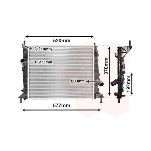 VAN WEZEL K&uuml;hler, Motork&uuml;hlung 18002368