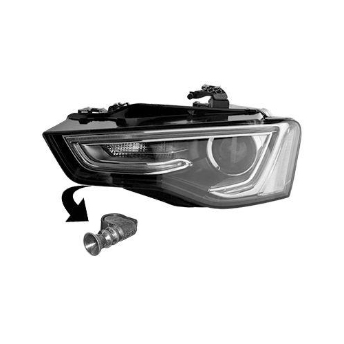 VAN WEZEL Hauptscheinwerfer 0384981