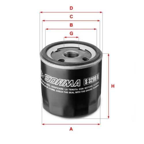 SOFIMA &Ouml;lfilter S 3299 R