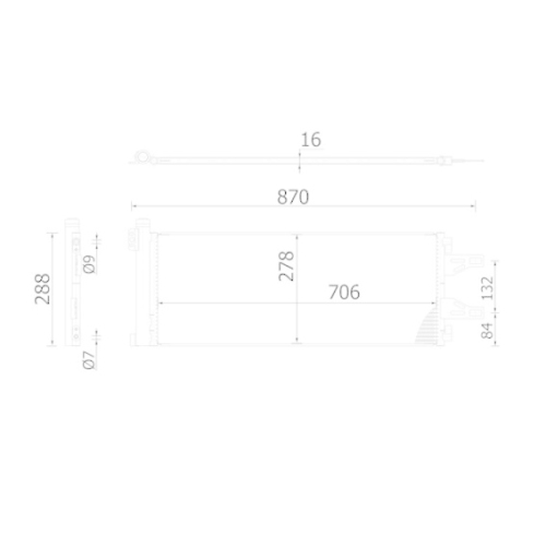 MAHLE Kondensator, Klimaanlage AC 368 000S