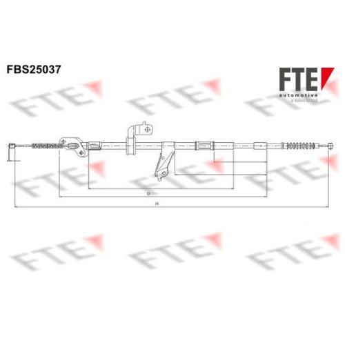FTE Seilzug, Feststellbremse 9250626