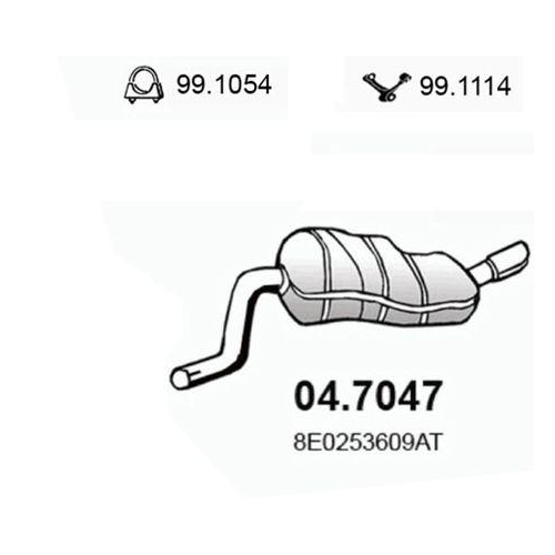 ASSO Endschalldämpfer