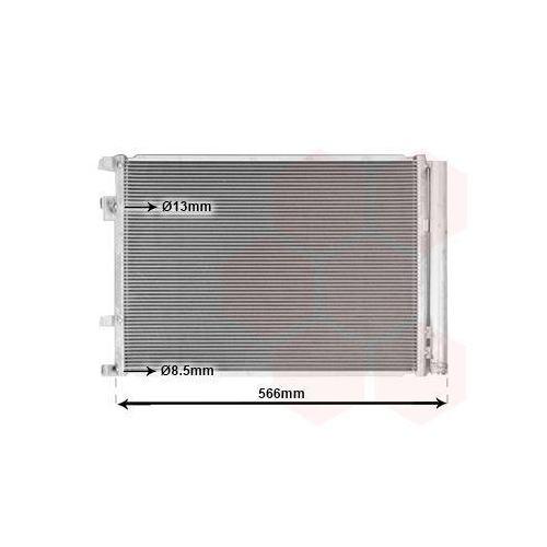 VAN WEZEL Kondensator, Klimaanlage 83015708