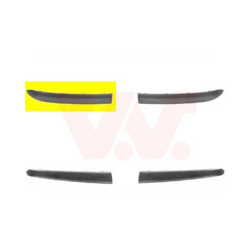 VAN WEZEL Zier-/Schutzleiste, Sto&szlig;f&auml;nger ** Equipart ** 1620584