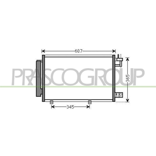 PRASCO Kondensator, Klimaanlage PrascoSelection FD344C001