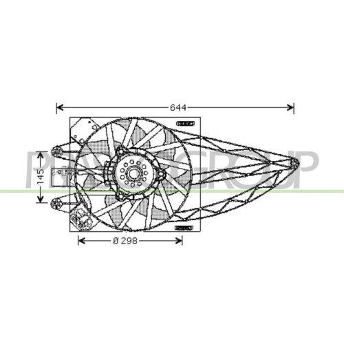 PRASCO L&uuml;fter, Motork&uuml;hlung PrascoSelection FT122F003