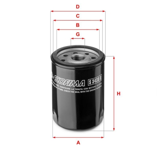 SOFIMA &Ouml;lfilter S 3430 R