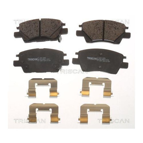 TRISCAN Bremsbelagsatz, Scheibenbremse 8110 24054