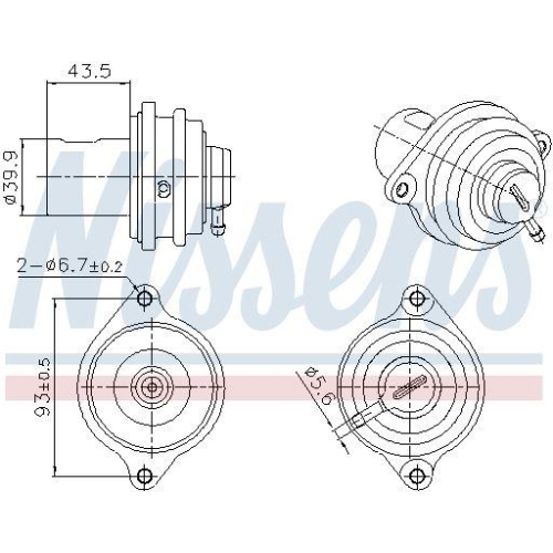 NISSENS AGR-Ventil 98472