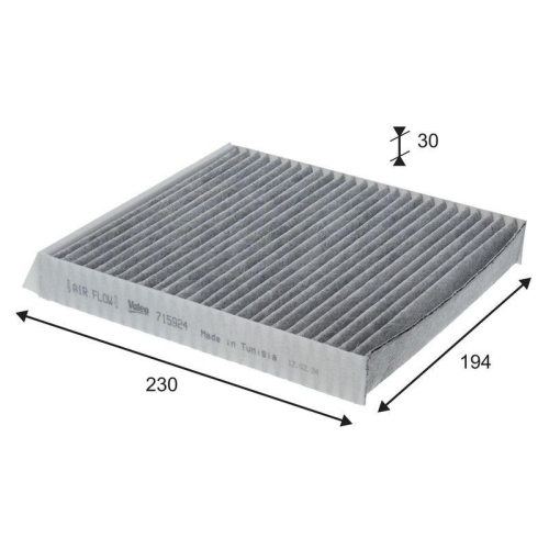 VALEO Filter, Innenraumluft VALEO PROTECT 715924